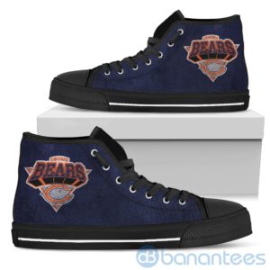 3D Printed Logo Chicago Bears High Top Shoes Product Photo