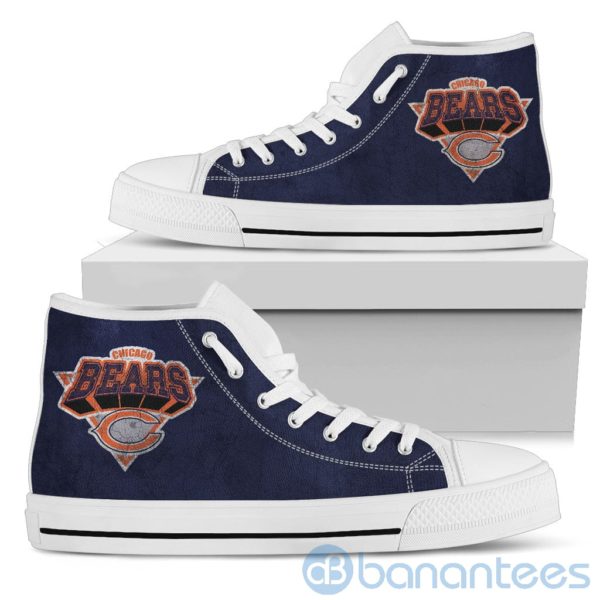 3D Printed Logo Chicago Bears High Top Shoes Product Photo