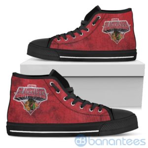 3D Printed Logo Chicago Blackhawks High Top Shoes Product Photo