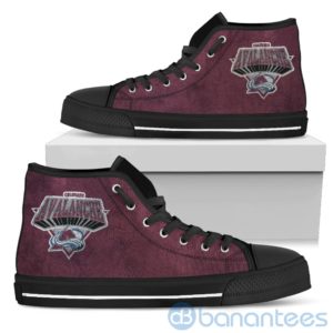 3D Printed Logo Colorado Avalanche High Top Shoes Product Photo