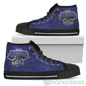 3D Printed Logo Colorado Rockies High Top Shoes Product Photo