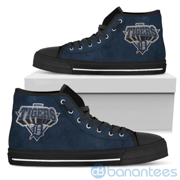 3D Printed Logo Detroit Tigers High Top Shoes Product Photo