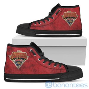 3D Printed Logo Florida Panthers High Top Shoes Product Photo