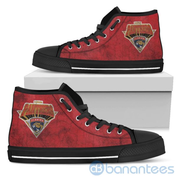 3D Printed Logo Florida Panthers High Top Shoes Product Photo