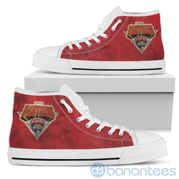 3D Printed Logo Florida Panthers High Top Shoes Product Photo
