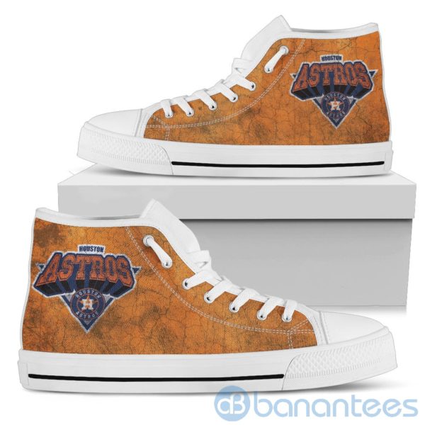 3D Printed Logo Houston Astros High Top Shoes Product Photo