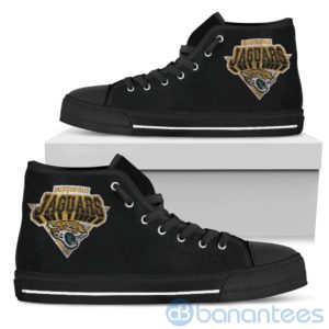 3D Printed Logo Jacksonville Jaguars High Top Shoes Product Photo