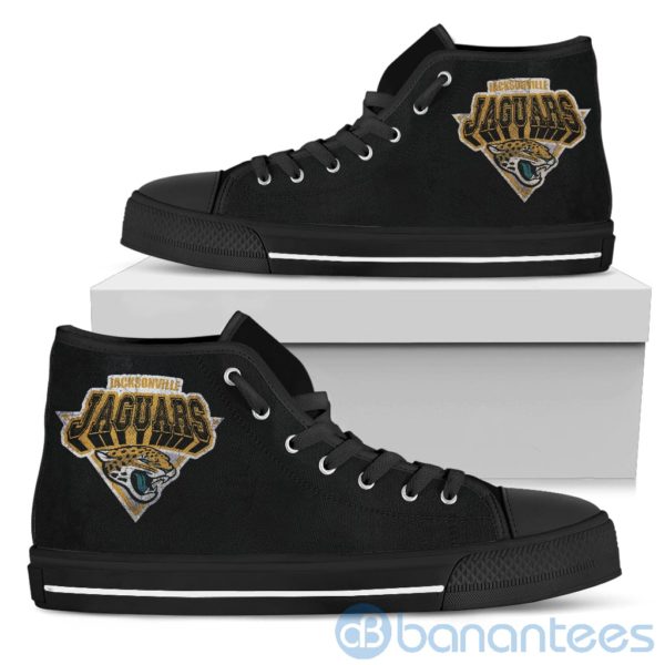 3D Printed Logo Jacksonville Jaguars High Top Shoes Product Photo