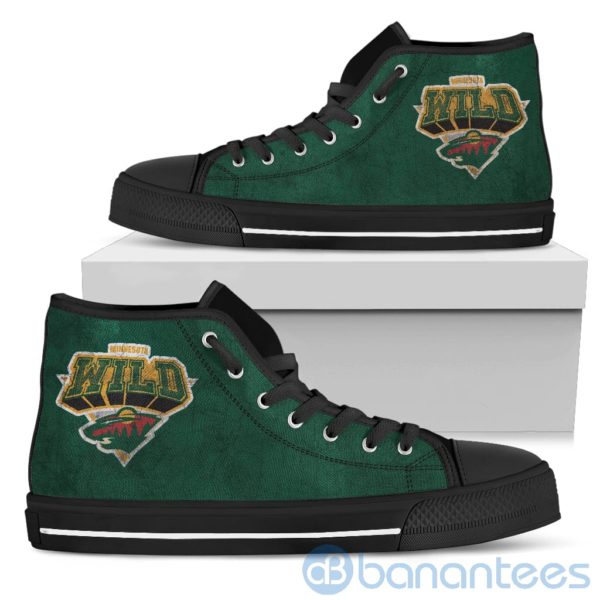 3D Printed Logo Minnesota Wild High Top Shoes Product Photo