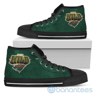 3D Printed Logo Minnesota Wild High Top Shoes Product Photo