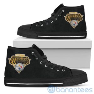 3D Printed Logo Pittsburgh Steelers High Top Shoes Product Photo