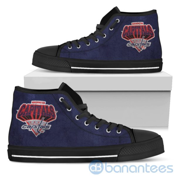 3D Printed Logo Washington Capitals High Top Shoes Product Photo