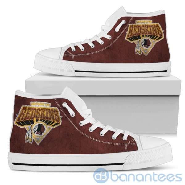 3D Printed Logo Washington Redskins High Top Shoes Product Photo