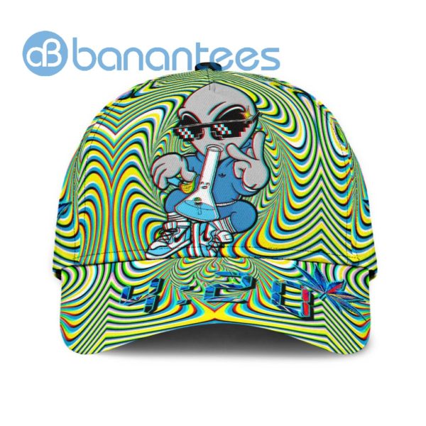 420 Magical Color Weed Leaf Full Printed 3D Cap Product Photo