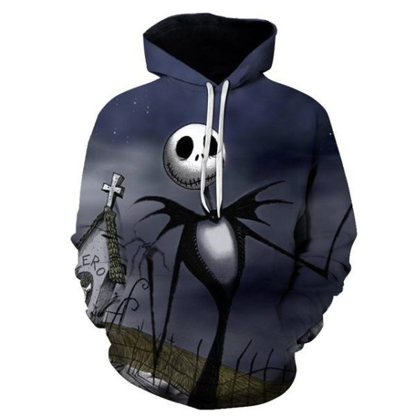 The Nightmare Before Christmas Jack Skellington Christmas Gift All Over Printed 3D Hoodie Product Photo
