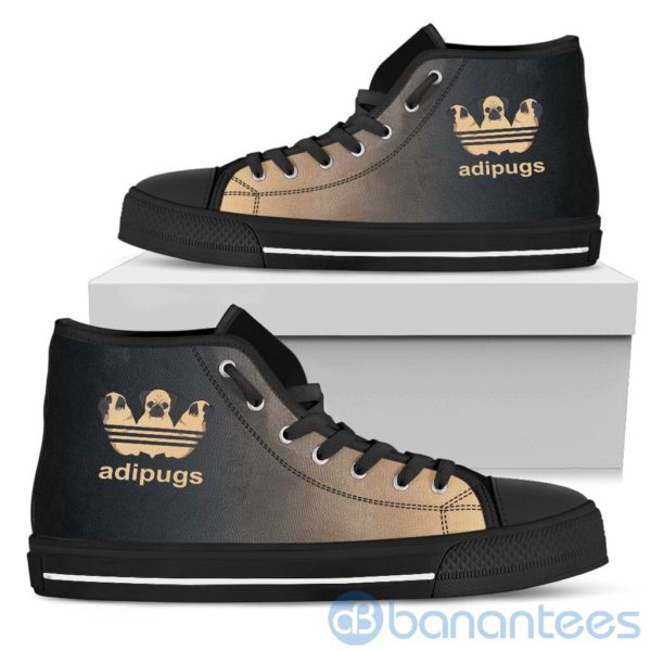 Adipugs Pug Dog Lover Funny High Top Shoes Product Photo