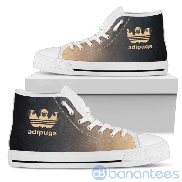 Adipugs Pug Dog Lover Funny High Top Shoes Product Photo