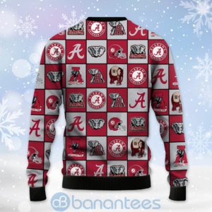 Alabama Crimson Tide Football Team Logo Ugly Christmas 3D Sweater Product Photo