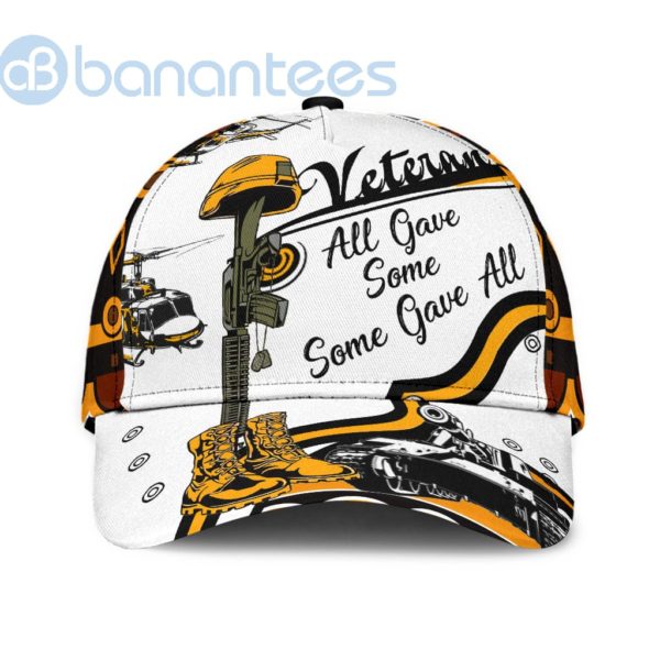 All Gave Some Some Gave All Us Veteran All Over Printed 3D Cap Product Photo