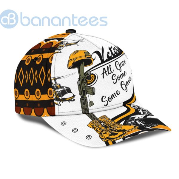 All Gave Some Some Gave All Us Veteran All Over Printed 3D Cap Product Photo