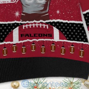 All I Want For Christmas Is Atlanta Falcons Custom Name Number Christmas 3D Sweater Product Photo
