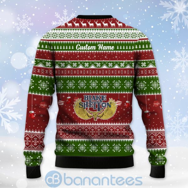 All I Want For Christmas Is Blake Shelton Custom Name Ugly Christmas 3D Sweater Product Photo