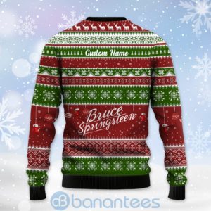 All I Want For Christmas Is Bruce Springsteen Custom Name Ugly Christmas 3D Sweater Product Photo