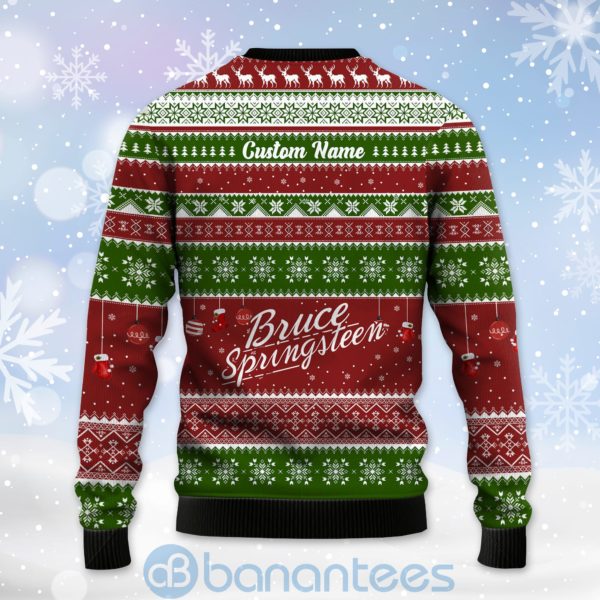 All I Want For Christmas Is Bruce Springsteen Custom Name Ugly Christmas 3D Sweater Product Photo