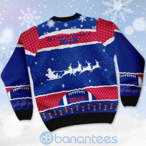 All I Want For Christmas Is Buffalo Bills Custom Name Number Christmas 3D Sweater Product Photo