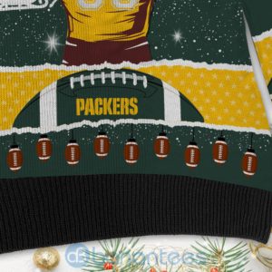All I Want For Christmas Is Green Bay Packers Custom Name Number Christmas 3D Sweater Product Photo