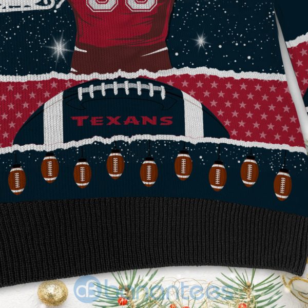 All I Want For Christmas Is Houston Texans Custom Name Number Christmas 3D Sweater Product Photo