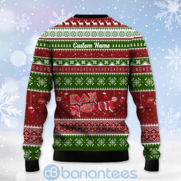 All I Want For Christmas Is Iron Maiden Custom Name Ugly Christmas 3D Sweater Product Photo