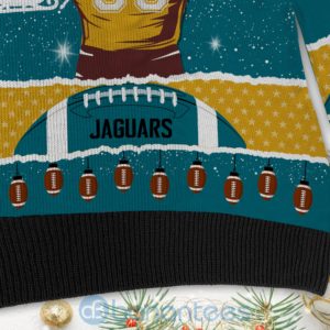 All I Want For Christmas Is Jacksonville Jaguars Custom Name Number Christmas 3D Sweater Product Photo