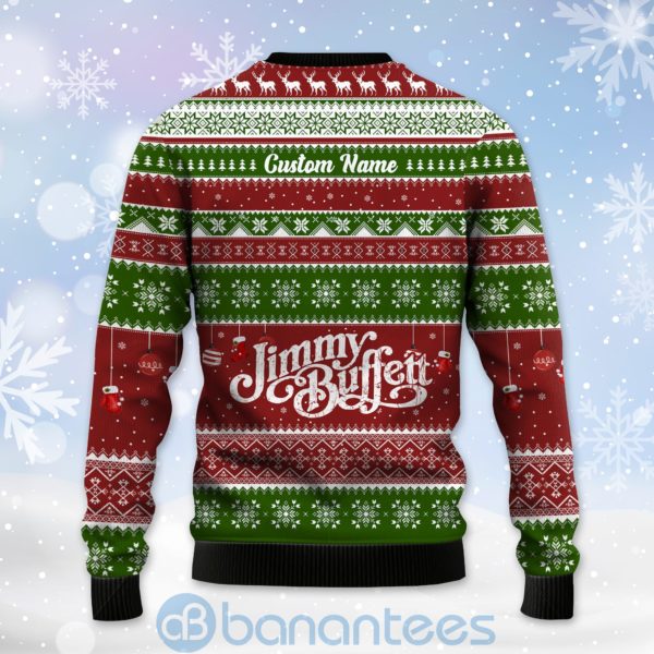 All I Want For Christmas Is Jimmy Buffett Custom Name Ugly Christmas 3D Sweater Product Photo