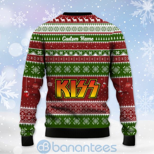 All I Want For Christmas Is Kiss Custom Name Ugly Christmas 3D Sweater Product Photo