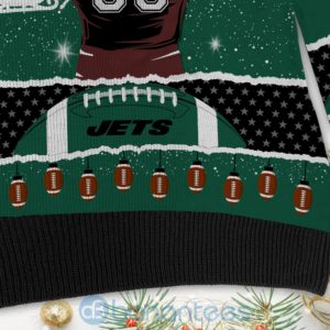 All I Want For Christmas Is New York Jets Custom Name Number Christmas 3D Sweater Product Photo
