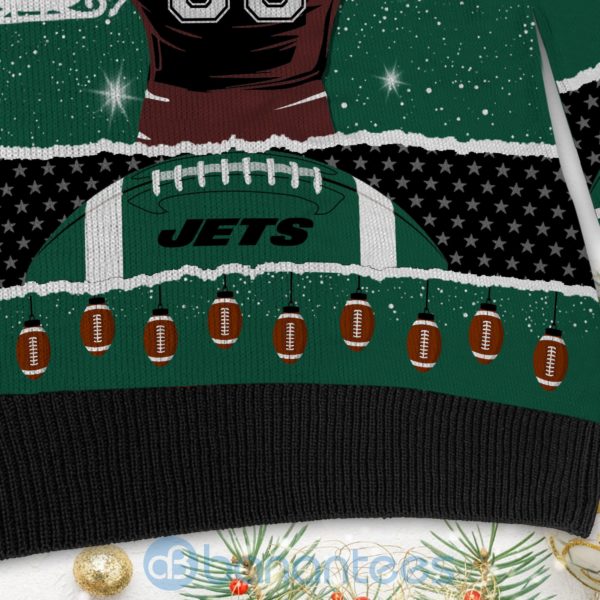 All I Want For Christmas Is New York Jets Custom Name Number Christmas 3D Sweater Product Photo