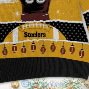 All I Want For Christmas Is Pittsburgh Steelers Custom Name Number Christmas 3D Sweater Product Photo