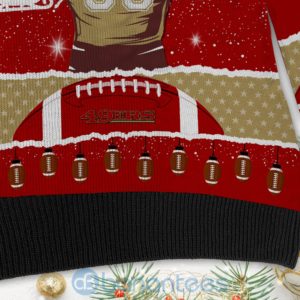 All I Want For Christmas Is San Francisco 49ers Custom Name Number Christmas 3D Sweater Product Photo
