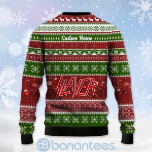 All I Want For Christmas Is Slayer Custom Name Ugly Christmas 3D Sweater Product Photo