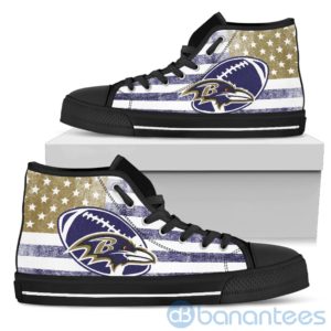 american flag style baltimore ravens high top shoes 3 NEqmH 300x300 image American Flag Style Baltimore Ravens High Top Shoes Product Photo