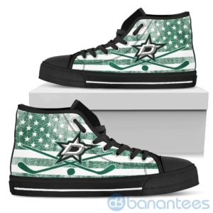 american flag style dallas stars high top shoes 3 U5CUh 300x300 image American Flag Style Dallas Stars High Top Shoes Product Photo