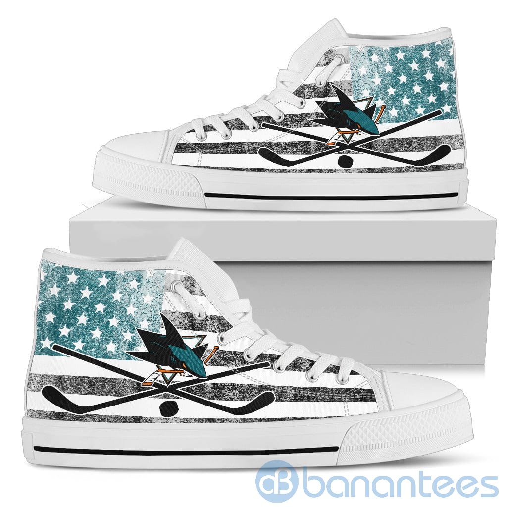 american-flag-style-san-jose-sharks-high-top-shoes-4-8gJhN.jpg American Flag Style San Jose Sharks High Top Shoes Product Photo