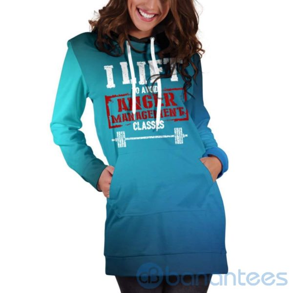 Anger Management Hoodie Dress For Women Product Photo