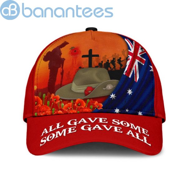 Anzacay Australia Flag All Gave Some Some Gave All 3D All Over Printed 3D Cap Product Photo