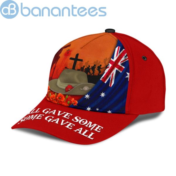 Anzacay Australia Flag All Gave Some Some Gave All 3D All Over Printed 3D Cap Product Photo