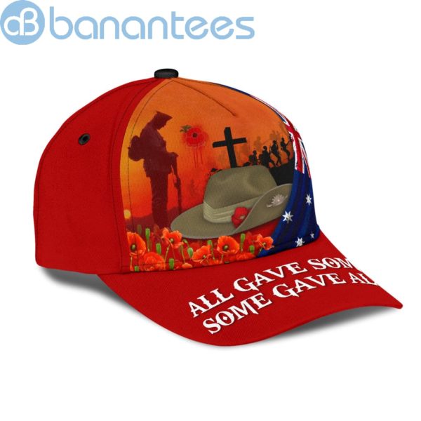 Anzacay Australia Flag All Gave Some Some Gave All 3D All Over Printed 3D Cap Product Photo
