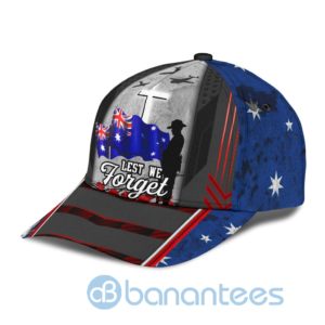 Anzacay Australia God Lest We Forget 3D All Over Printed 3D Cap Product Photo