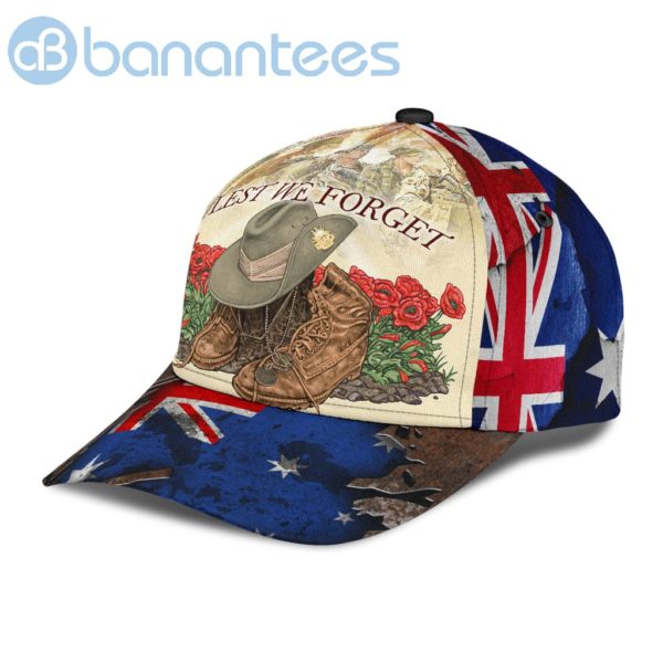 Anzacay Australia Lest We Forget All Over Printed 3D Cap Product Photo
