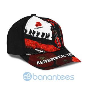 Anzacay Australia Lest We Forget Poppy Culture All Over Printed 3D Cap Product Photo